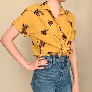 Madewell Embroidered Hilltop Shirt